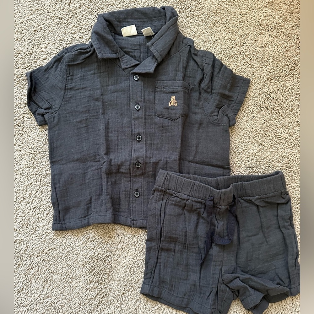 Baby Gap Gauze Short Set